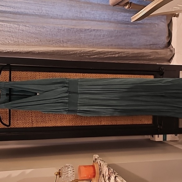 Elegant Teal Jumpsuit From Anthropologie - Picture 4 of 12